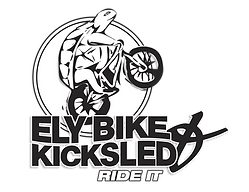 Ely Bike & Kicksled flash the turtle mascot
